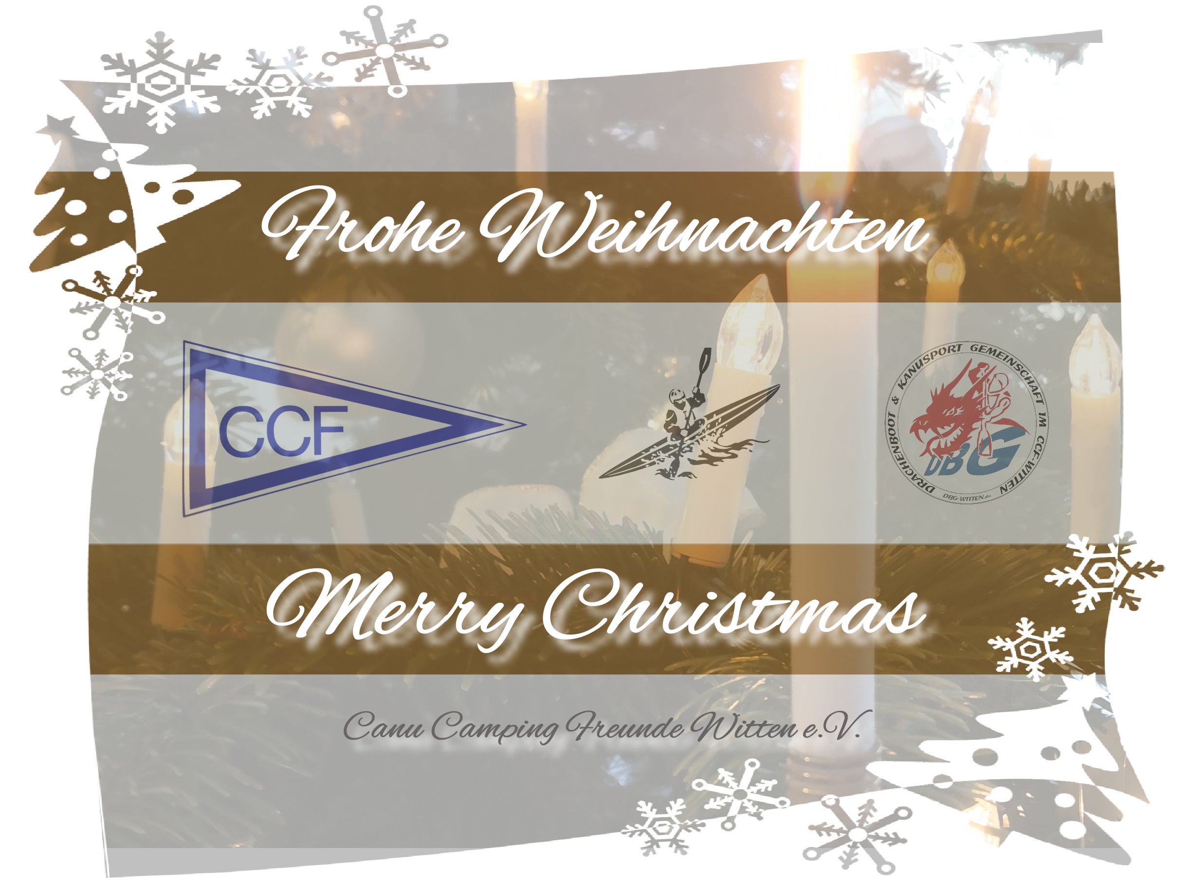 Grüße zu Weihnachten vom CCF-Witten und DBG-Witten