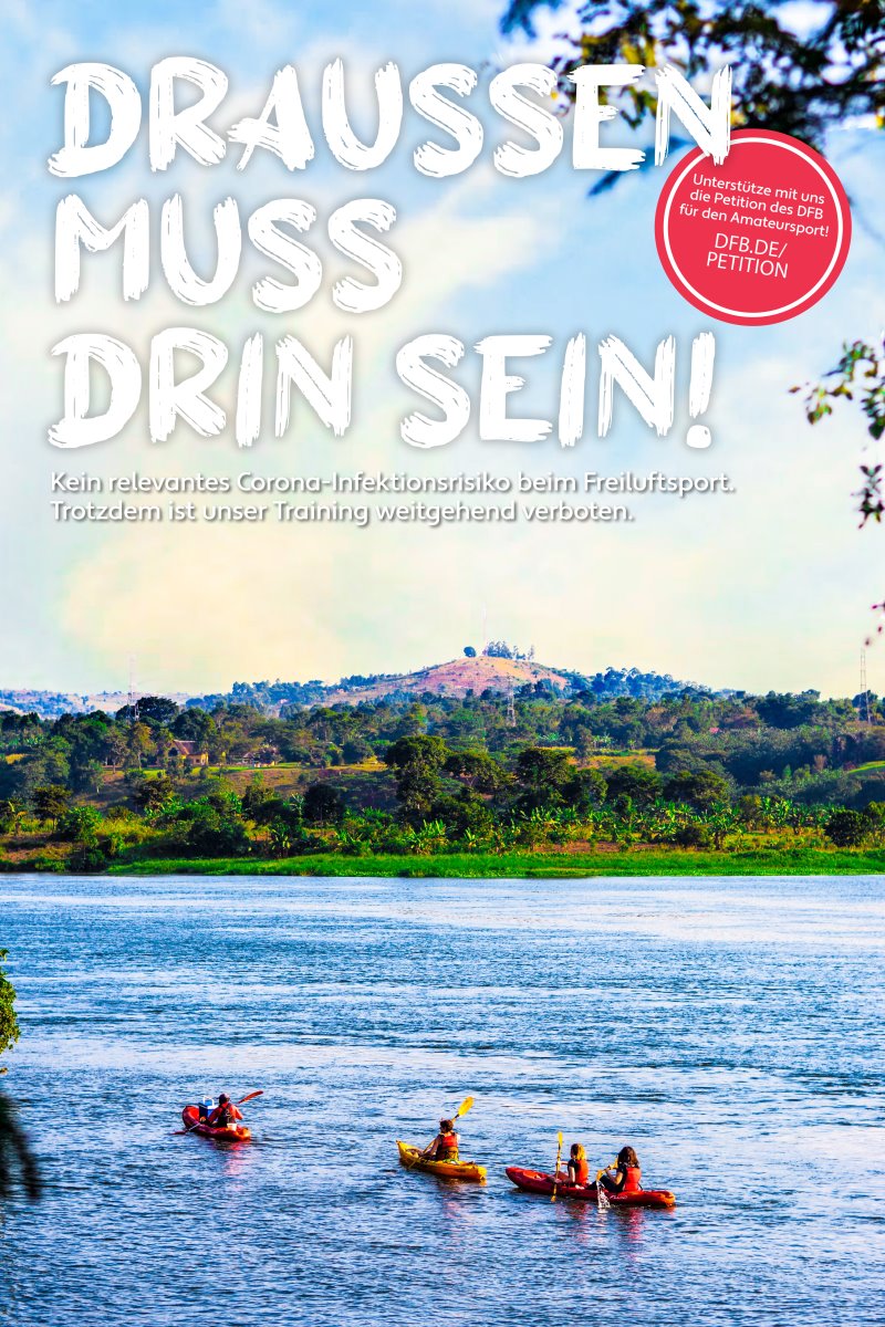 DKV Petition - Draußen muss drin sein - Kanusport in Zeiten von Corona