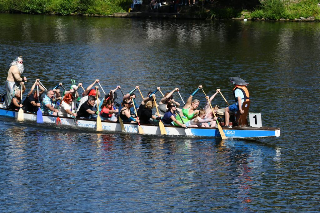 Drachenbootteam United Dragon Fighters in Mülheim 2025