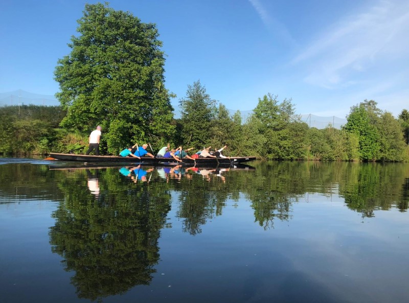 Drachenboottraining beim CCF Witten am 28.05.2021